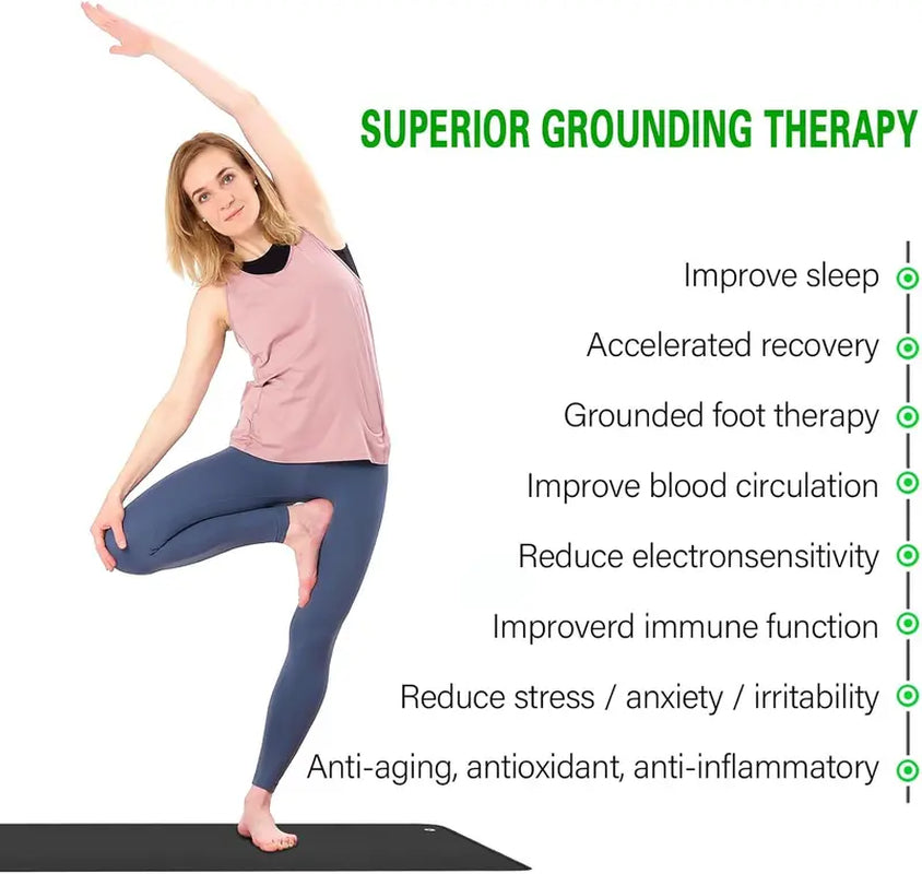 "Therapeutic Grounding Pad: Relieve Pain, Enhance Sleep, Reduce Anxiety"