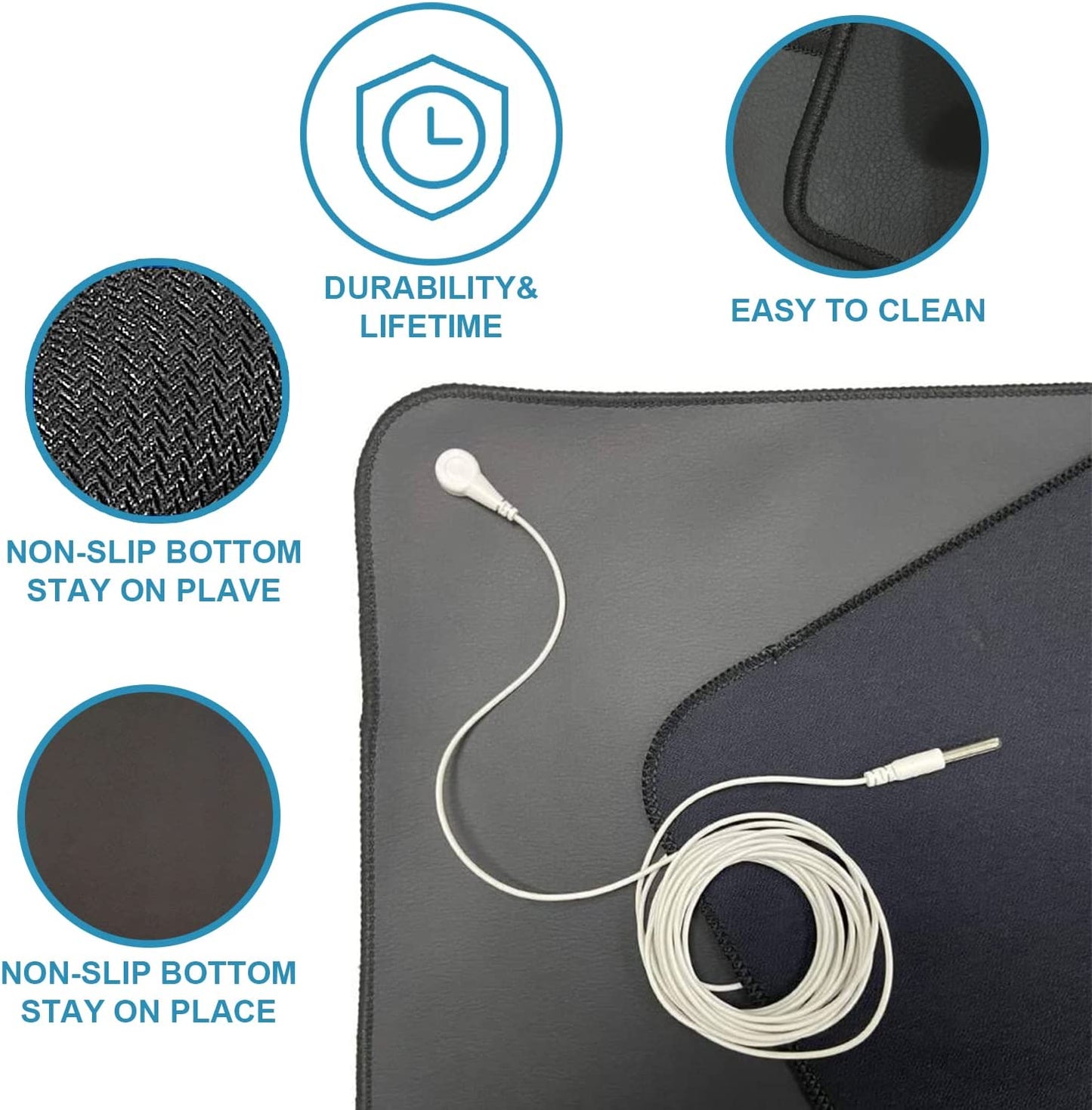 "Grounding Mat for Enhanced Sleep and Health Benefits"